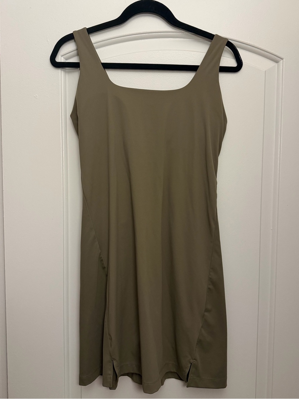 Old Navy Women’s Simple Square Neck Dress in Olive